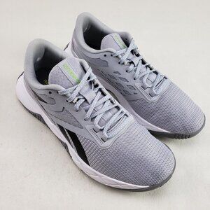 Reebok Nanoflex Training Sneaker Womens 7.5 Gray TR Low Lace Up Athletic Shoe